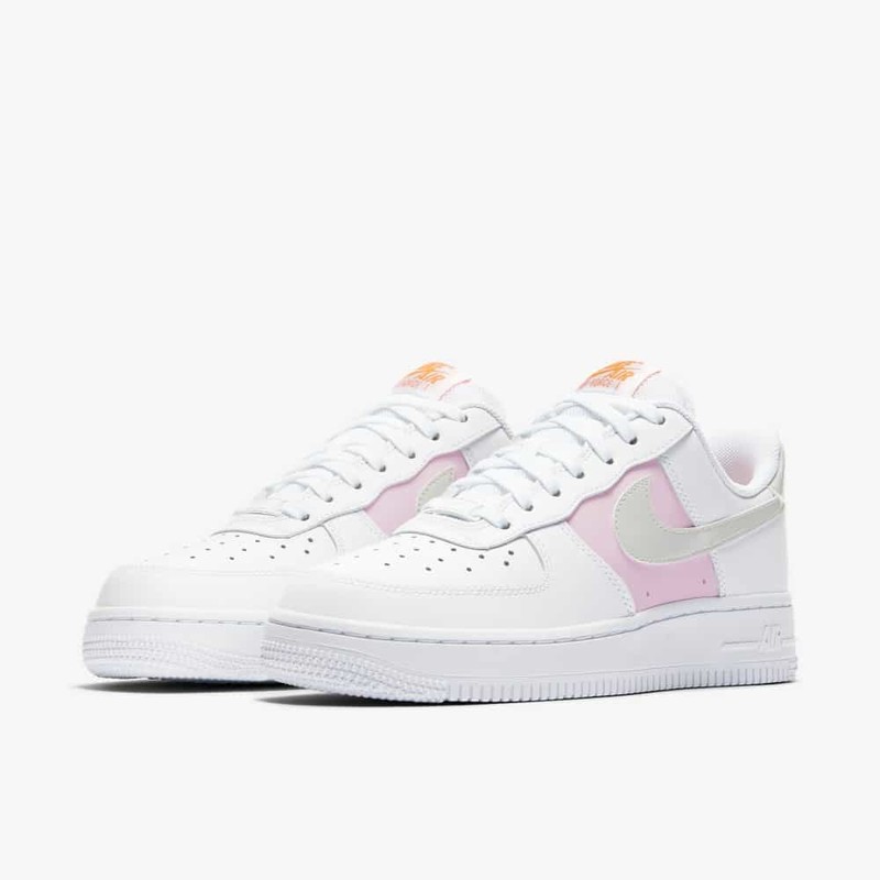 nike air force 1 white pink foam